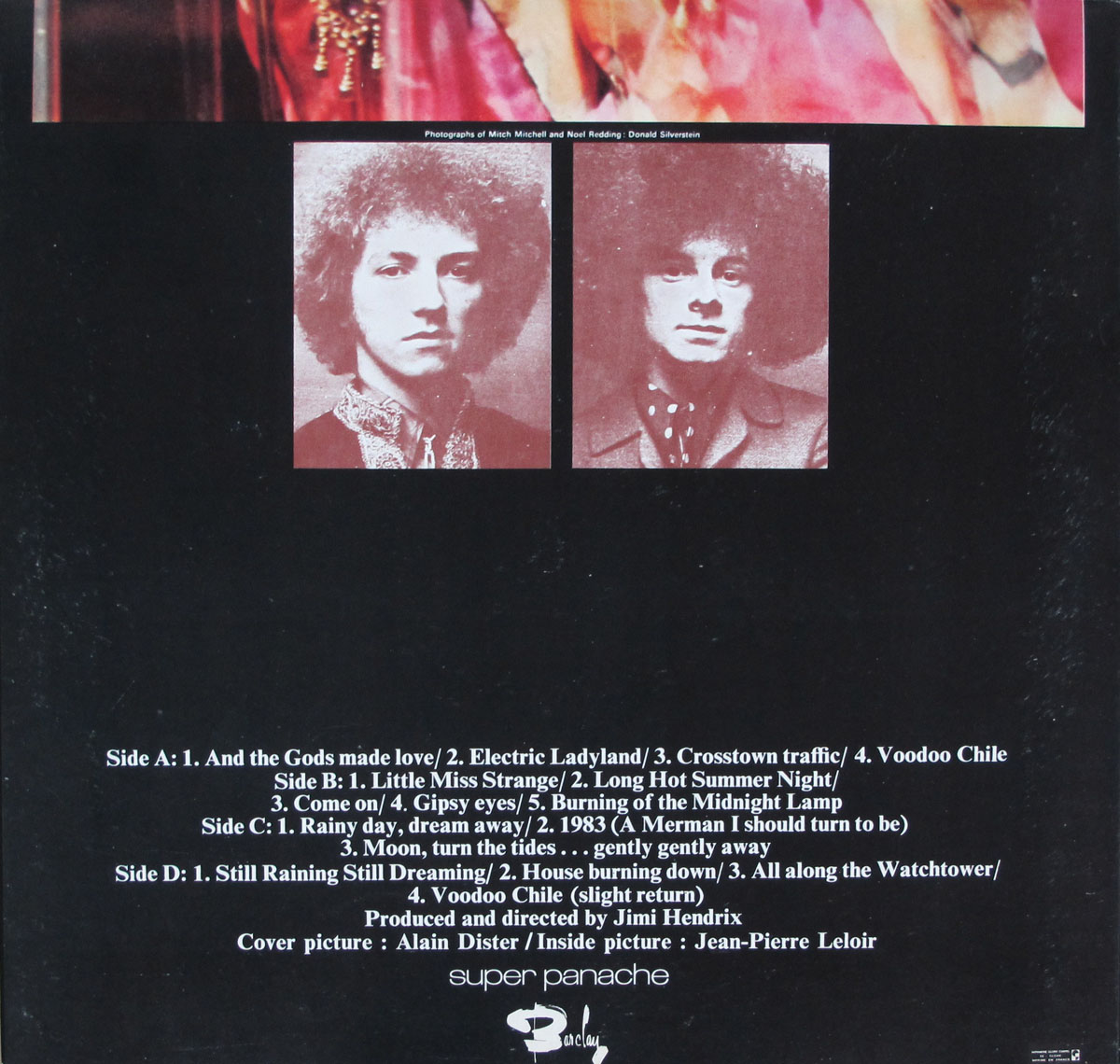 High Resolution Photo of jimi hendrix electric ladyland gatefold france barclay 